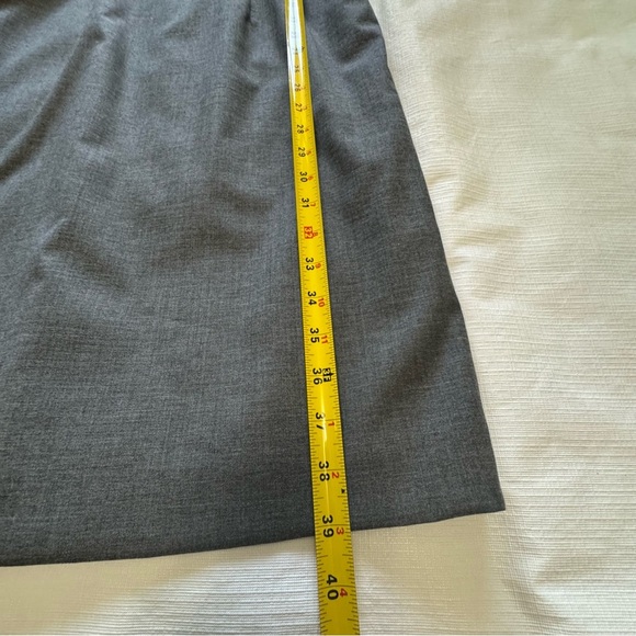 Hugo Boss Gray Sleeveless Sheath Midi Dress - Picture 9 of 9